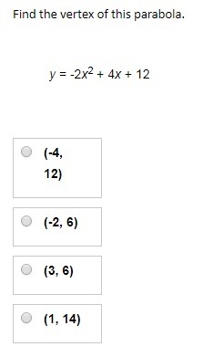 Find the vertex of this parabola.-example-1