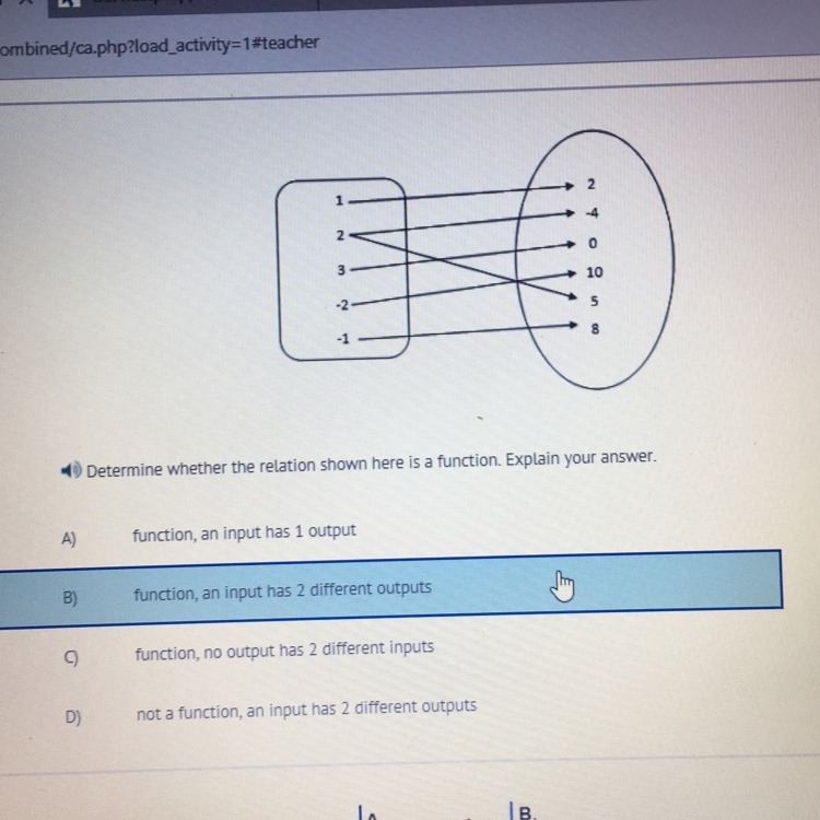 Could someone please help and explain if you can!! I'm not sure if it's A. or B. but-example-1