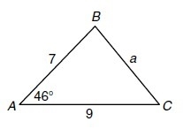 Find the length of a to the nearest tenth.-example-1