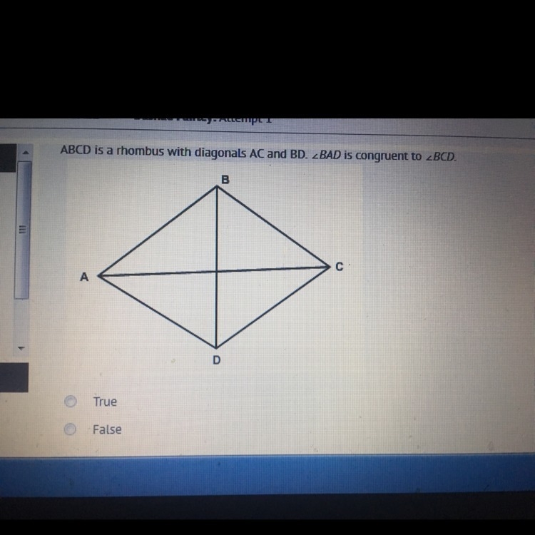 Geometry !!! True or false Please help-example-1