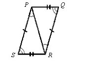 Use the information given in the diagram. Tell why PS≈QR and ∠QRP≈SPR a. Given, Given-example-1