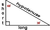 Using the technique in the model above, find the missing side in this 30°-60°-90° right-example-1