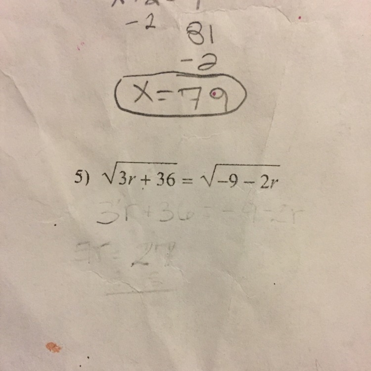 5) Radical equations-example-1