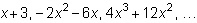 The first three terms of a geometric sequence are shown below. What is the eighth-example-1