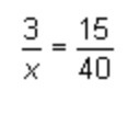 What value of x makes this proportion true?-example-1