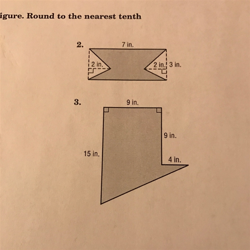 Find the area of each figure.round to the nearest tenth if necessary. Please help-example-1