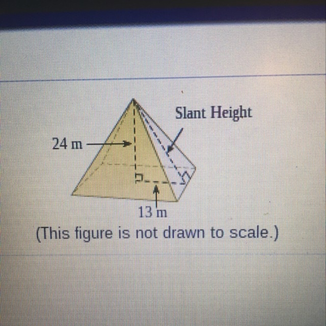 What is the height of the pyramid-example-1