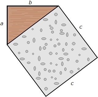 Sam created a porch that was part wooden and part concrete, as shown in the figure-example-1