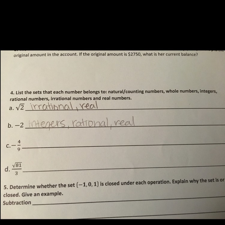 What sets does the fraction -4/9 belong to?-example-1