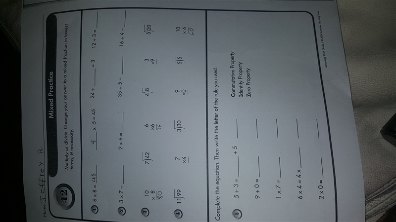 Multiply or divide change your answer to a mixed frqction in lowest terms if necessary-example-1