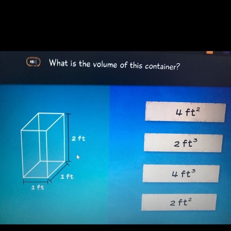 What is the volume of this container? Has to be one of the answers-example-1