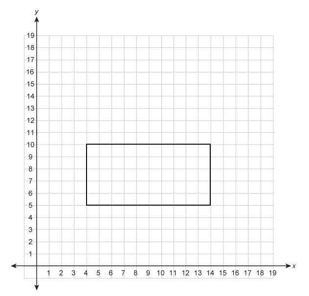 What is the perimeter of the rectangle in the coordinate plane? 15 units 20 units-example-1