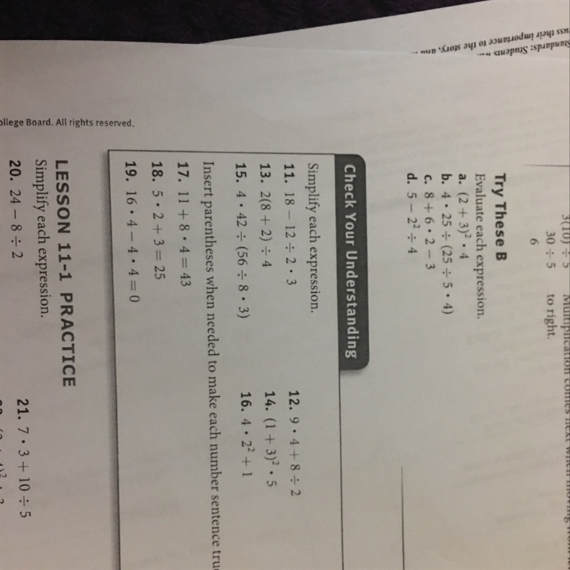 I need help with 11 through 16-example-1