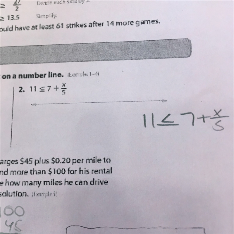 What is the x going to be-example-1