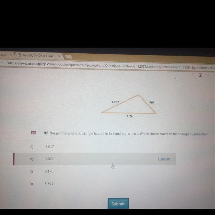 What is the triangles' perimeter-example-1