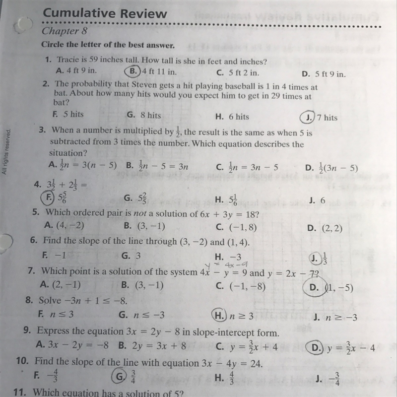 Help with #5 please!-example-1