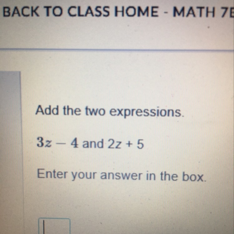 What's 3z - 4 and 2z + 5-example-1