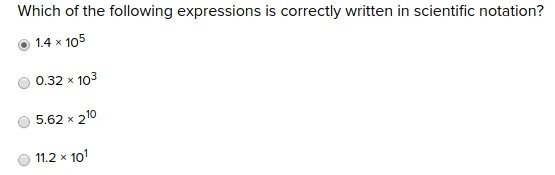 I suck at math so could anyone help me out with scientfific notation?-example-1