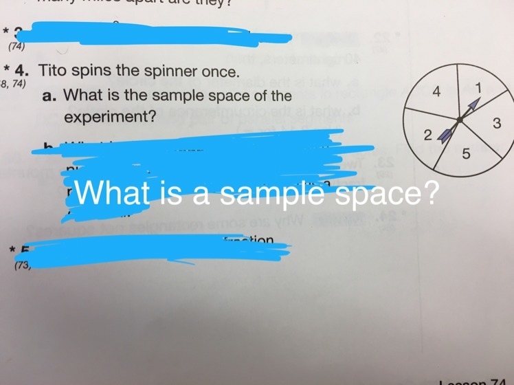 What is a sample space-example-1