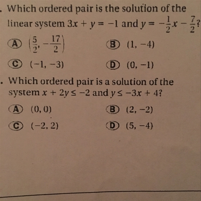 How do you do these 2 problems?-example-1