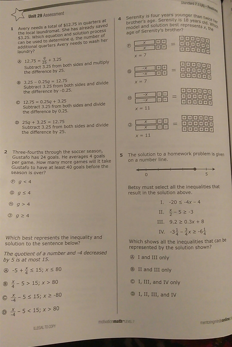 Please help math question 1,2,3,4,5-example-1