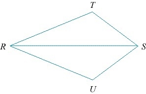 Complete the two-column proof. Given: RT = RU TS = US Prove: △RST ≅ △RSU Statement-example-1