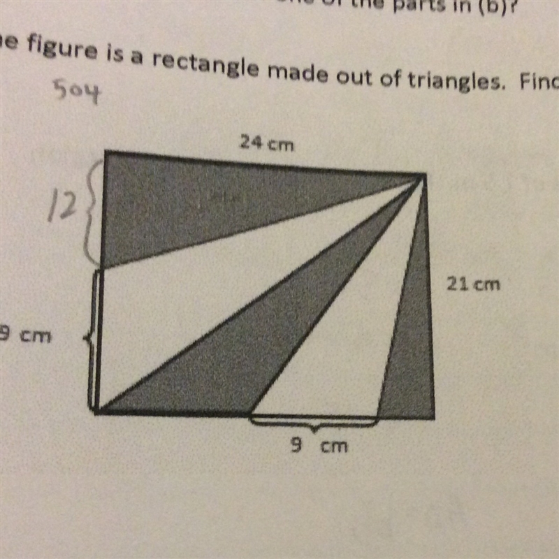 Find the area of the shaded region please.-example-1