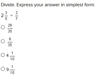 Divide. Express your answer in simplest form.-example-1