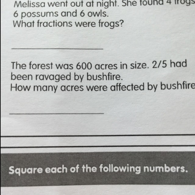 Please answer the bushfire question!-example-1