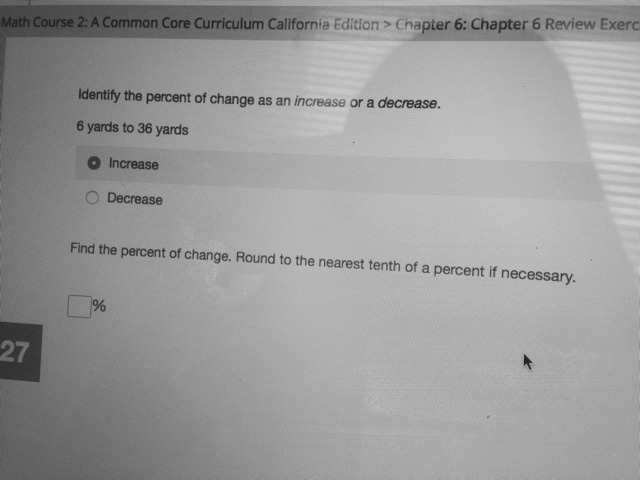 Can someone help me find the percentage please-example-1