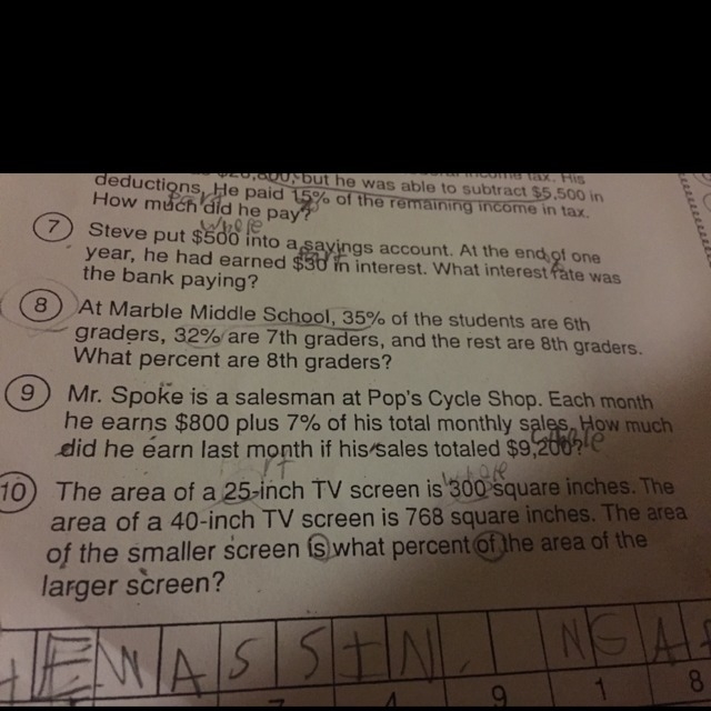 Can someone help me with 9 please-example-1