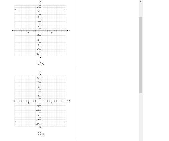 What is the graph of y=-9-example-1