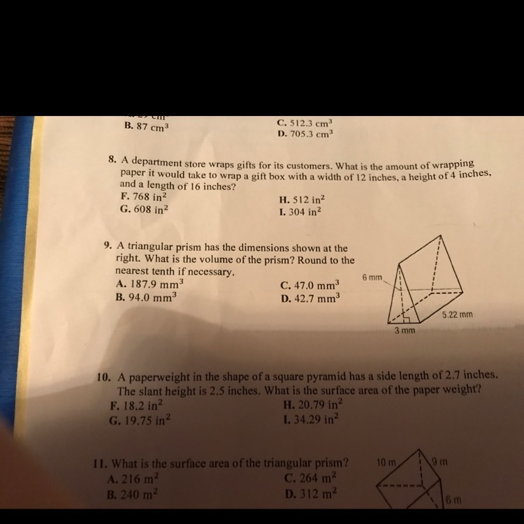 I need help only on number 9.-example-1