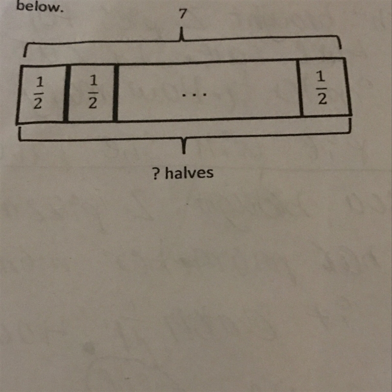 Create a word problem about 7 feet of rope that is modeled by the tape diagram.-example-1