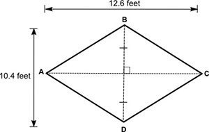 A farm is to be built in the shape of Quadrilateral ABCD, as shown below. All four-example-1