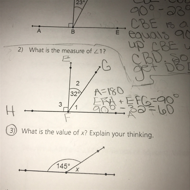 Check my work? I came up with 60 degrees. Let me know!-example-1