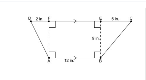 What is the area of this trapezoid? A.108 in² B. 139.5 in² C.166 in² D.171 in²-example-1