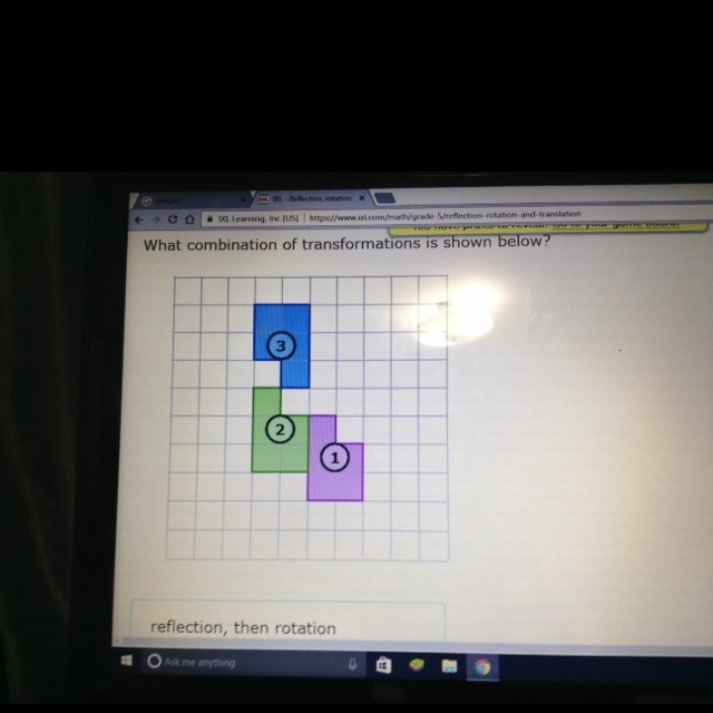 What combination of transformations is shown below-example-1