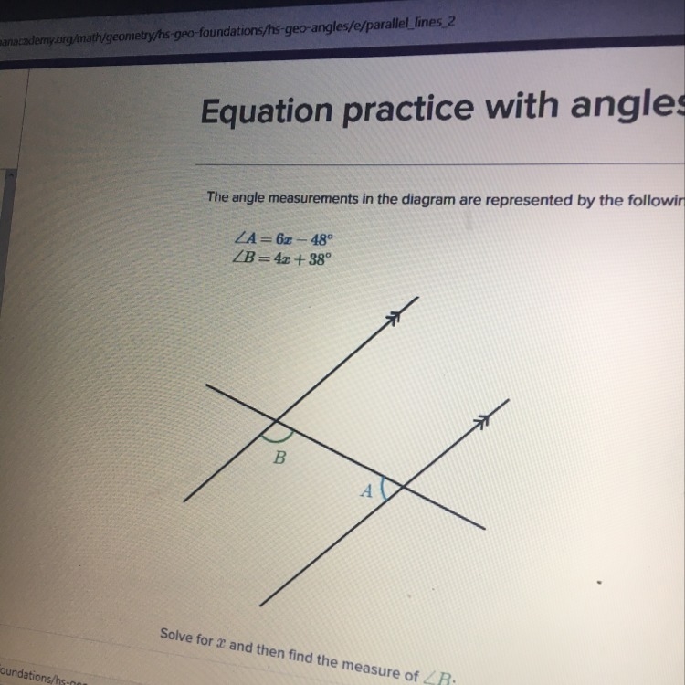 The answer to find x-example-1