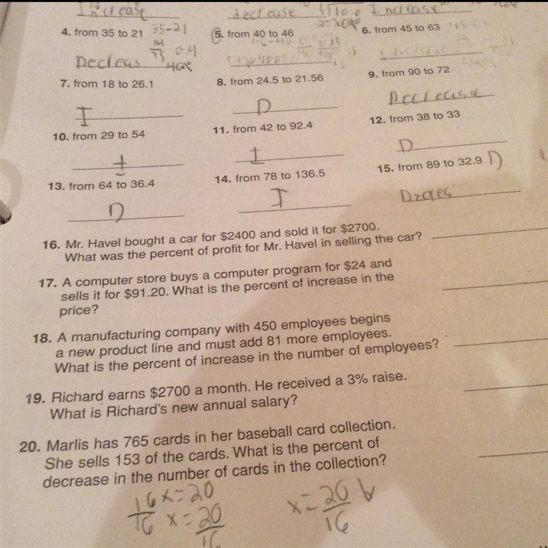 Please answer 16 to 20 with an explanation (I need to show my work)-example-1