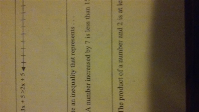 A number increased by 7 is less than 15-example-1