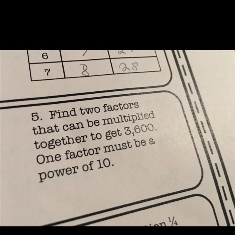 Two factors that can be multiplied together to get 3,600 one factor has to be a power-example-1