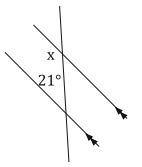 What is the value of x? A. 79 B. 21 C. 61 D. 159-example-1