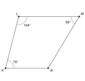 What is the measure of ∠N?-example-1