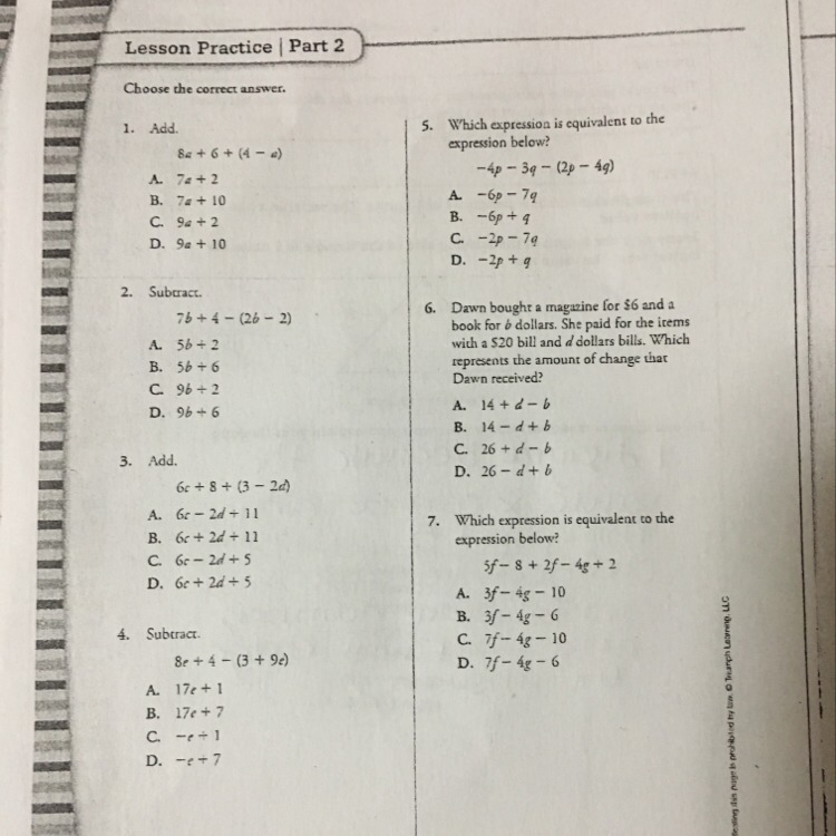 PLS HELP ME ASAP ON ALL!!! (MUST SHOW WORK!!!) + LOTS OF POINTS!!! SHOW WORK!!-example-1