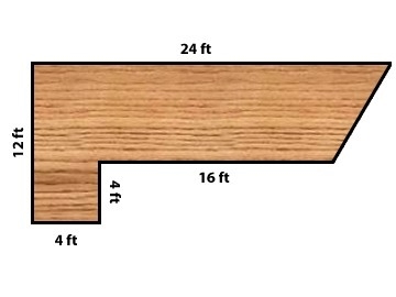 You are building a deck on the back of your house. You need to find the area so you-example-1