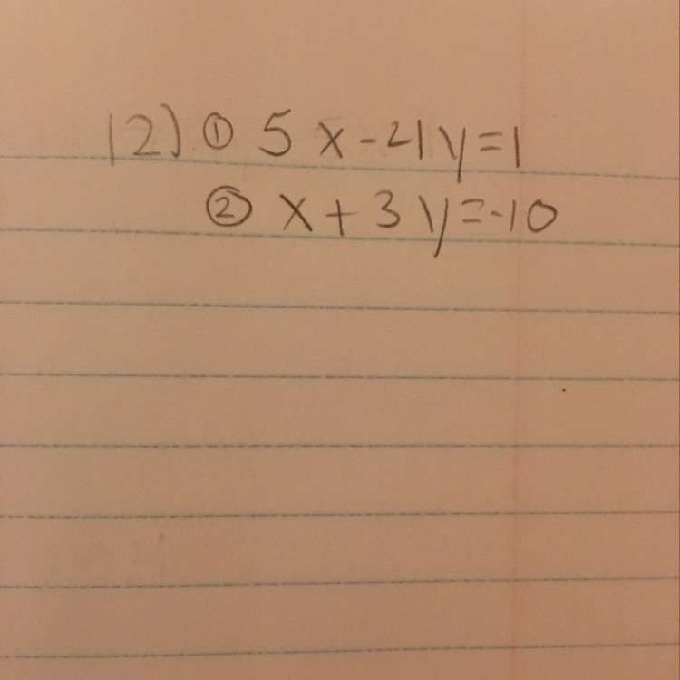 What do X and Y equal with the elimination process?-example-1