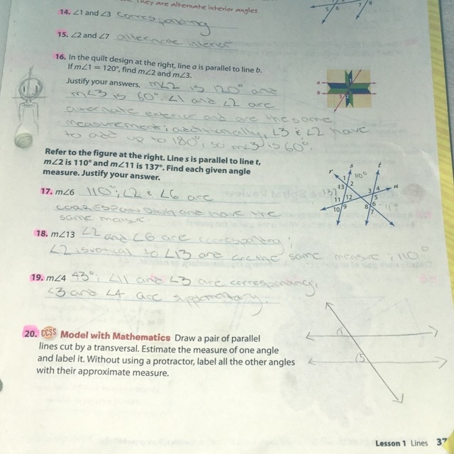 PLEASE HELP with #20! I know the drawing part; how do I "estimate the measure-example-1