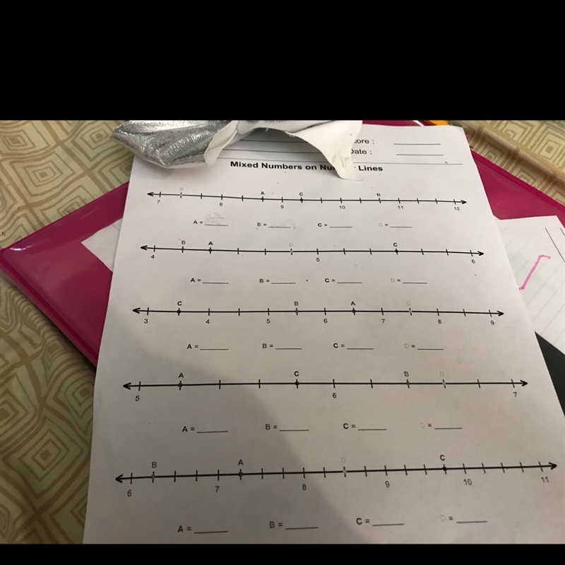 How do you do Mixed Numbers On Number Lines?-example-1