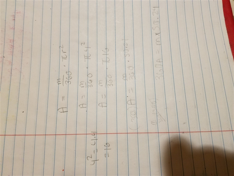 Find the area of a circle with a radius of 4.-example-1